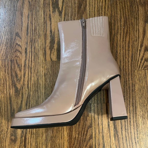 NWOT Jefferey Campbell Maximal-Lo Boots in Pink, Size 8 - Picture 6 of 12